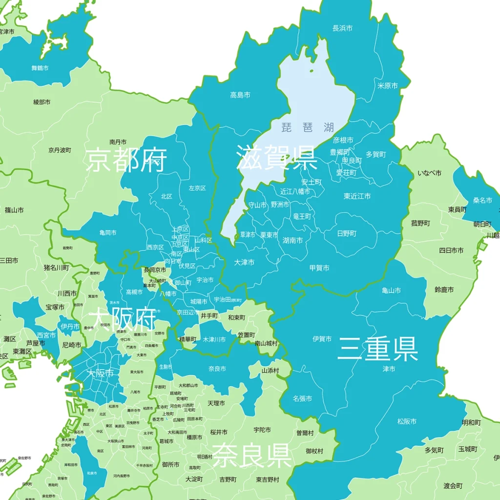 各地域からの来院実績